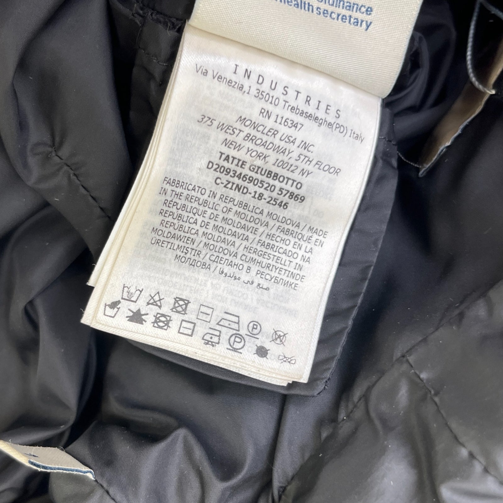 Women's Tatie Down Jacket Black Size 1 / UK 10 - Photo 9