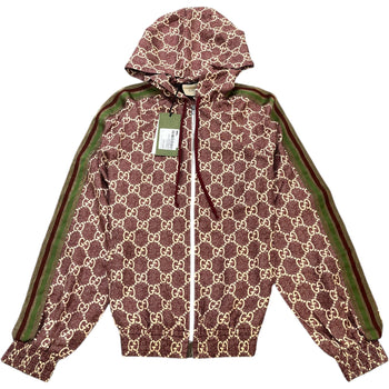 Women's GG Supreme Twill Hoodie Red Size UK 8 / EU 36