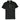 Men's Branded Zip Polo Shirt Black Size M