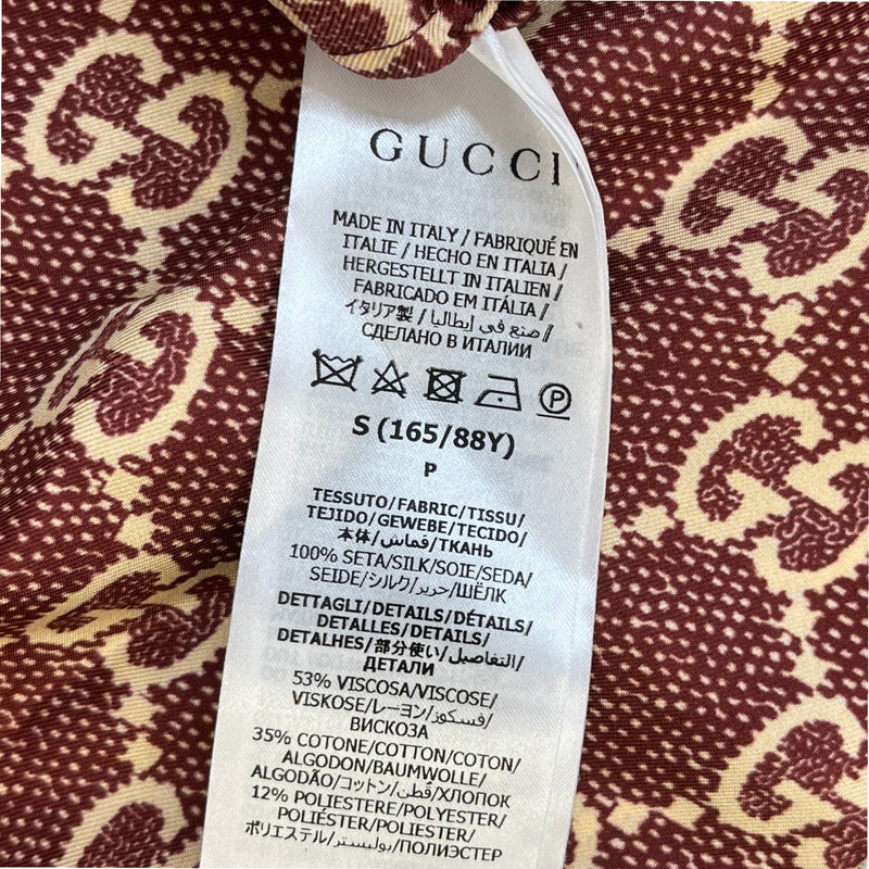 Women's GG Supreme Twill Hoodie Red Size UK 8 / EU 36