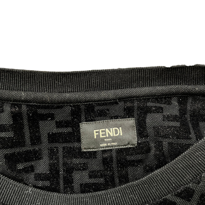 Men's Ff Monogram T-Shirt Black Size S