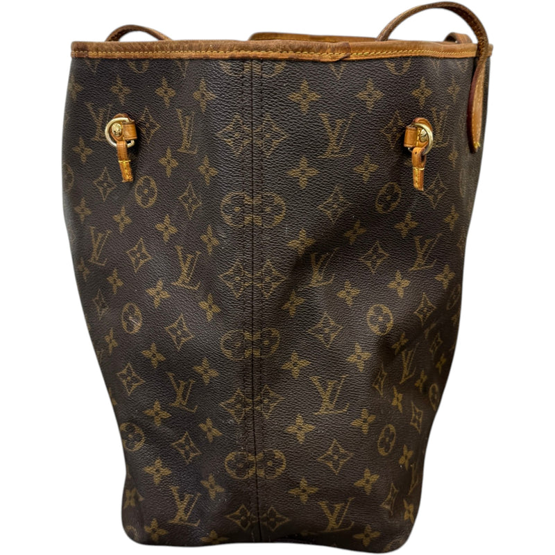 Women's Monogram Neverfull GM Tote Handbag Brown