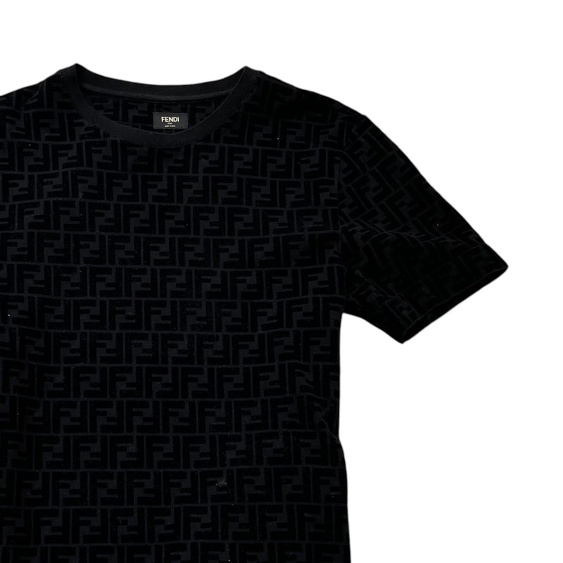 Men's Ff Monogram T-Shirt Black Size S