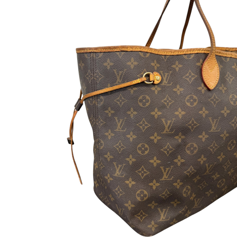 Women's Monogram Neverfull GM Tote Handbag Brown