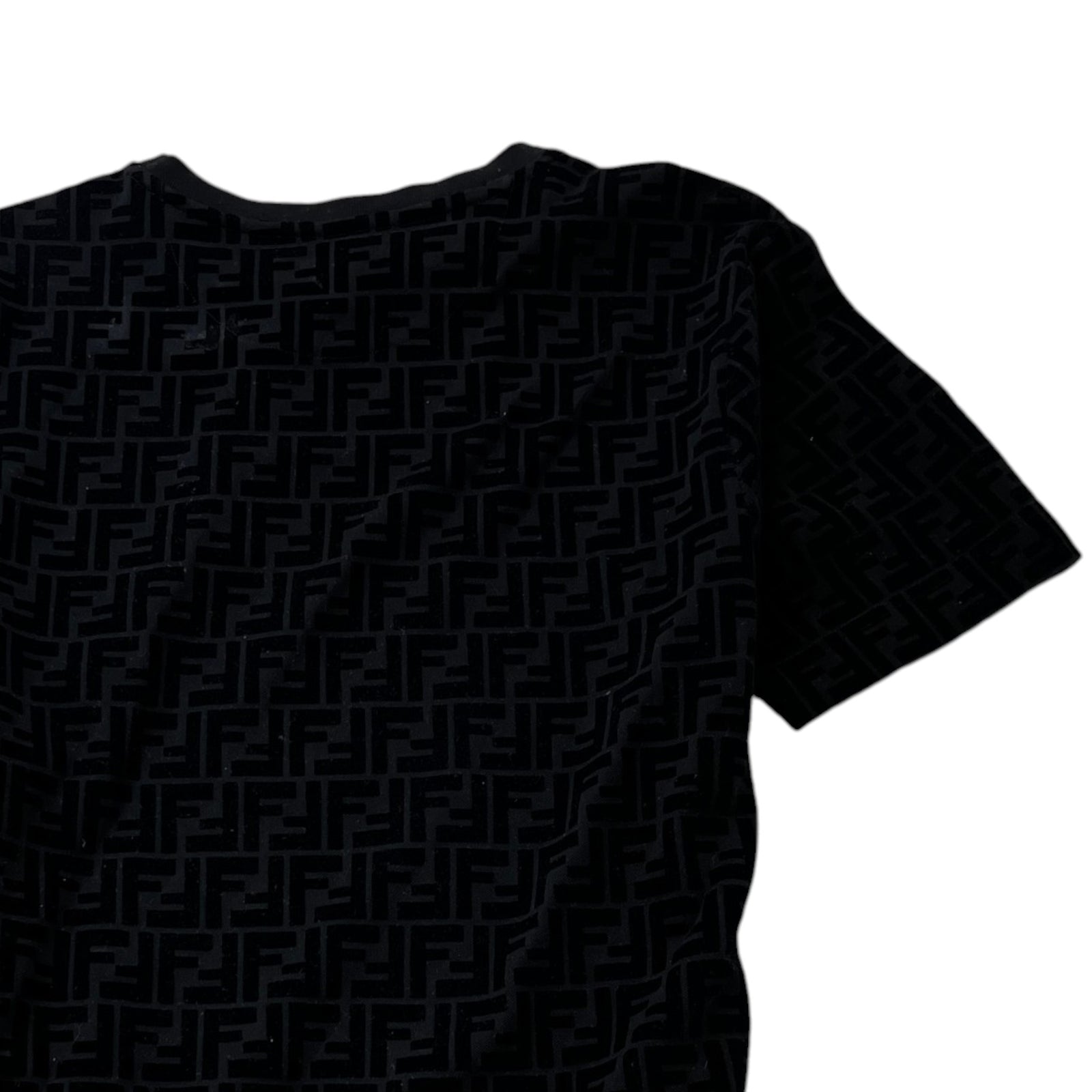 Men's Ff Monogram T-Shirt Black Size S - Photo 4