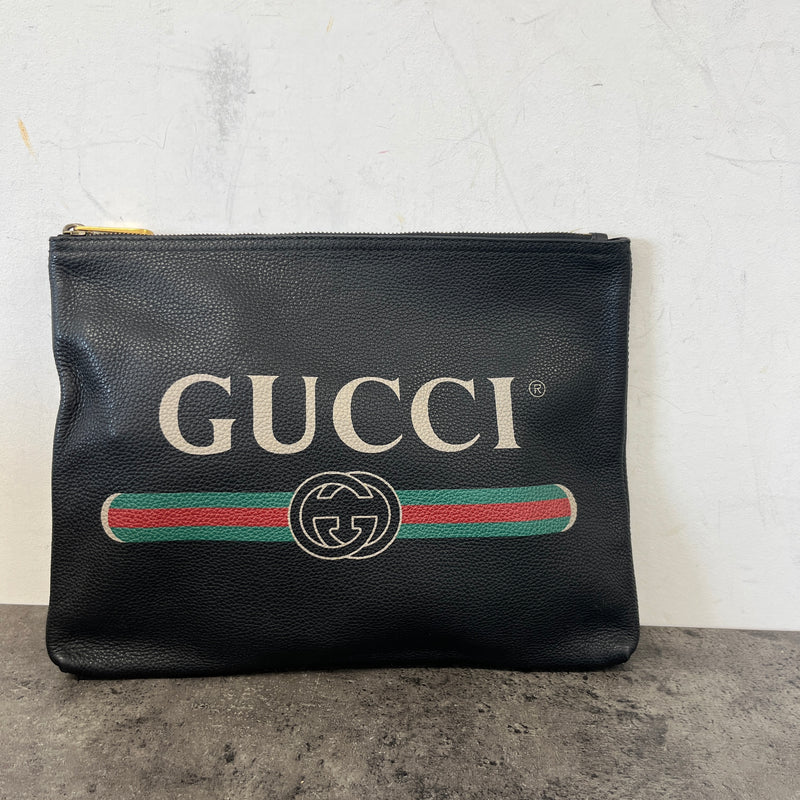 Women's Logo Clutch Black