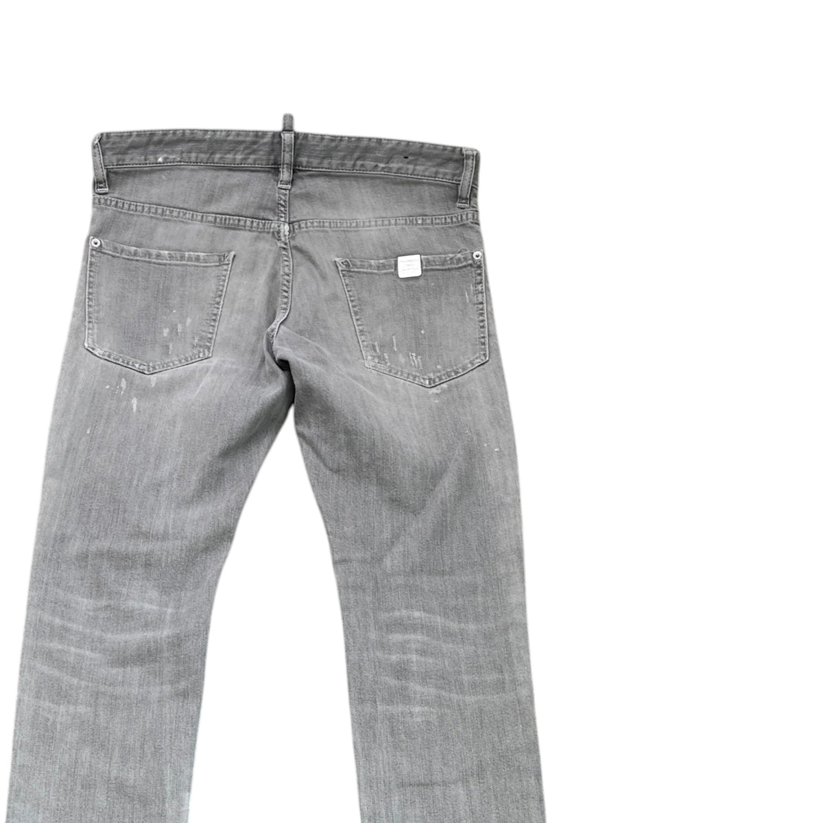Men's Distressed Washed Jeans Grey Size M / W32 - Photo 4