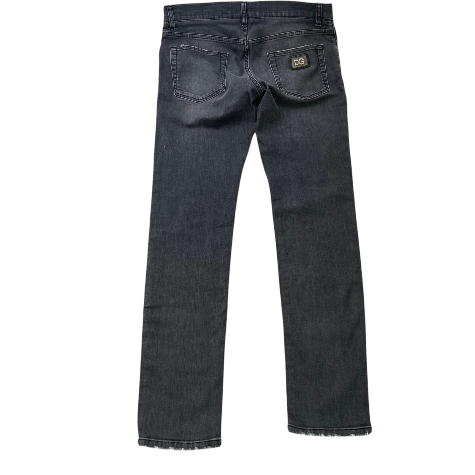 Men's Logo Patch Skinny Jeans Charcoal Size IT 48 / UK 32 - Photo 2
