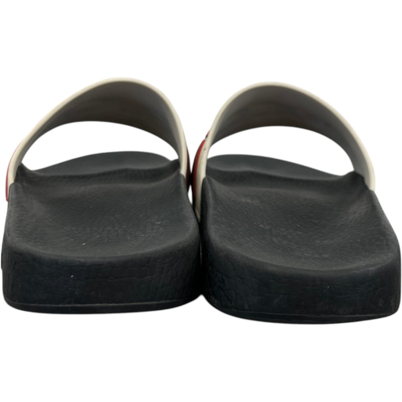 Men's Logo Pool Slides Black Size EU 41 / UK 7