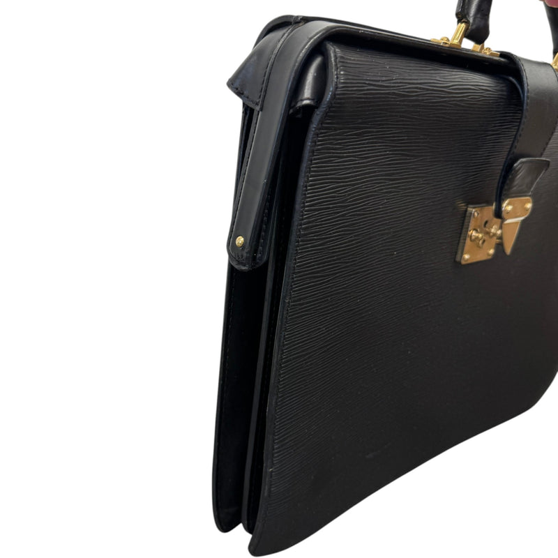 Men's Epi Briefcase Black