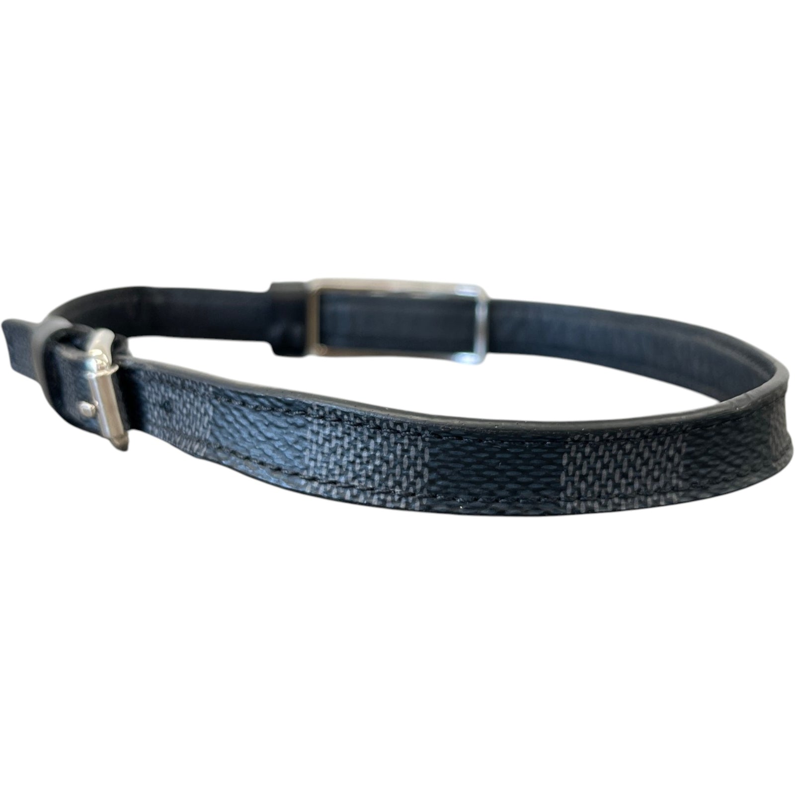 Men's Damier Graphite Sign It Bracelet Black - Photo 3