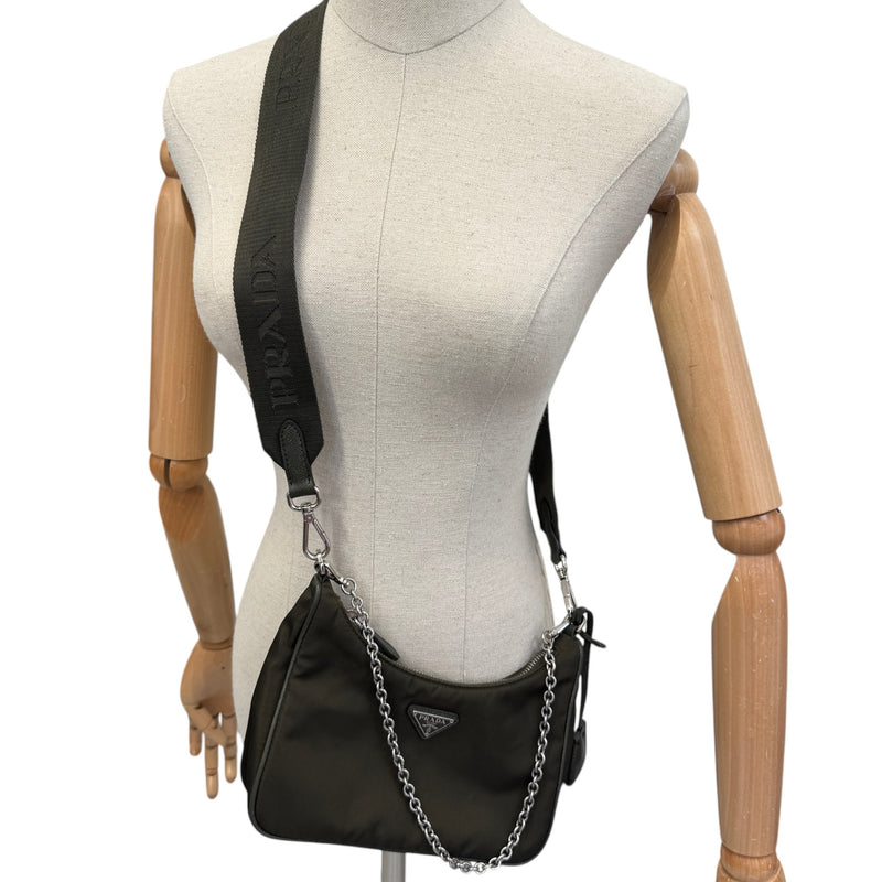 Women's Re-Edition 2005 Re-Nylon Bag Khaki