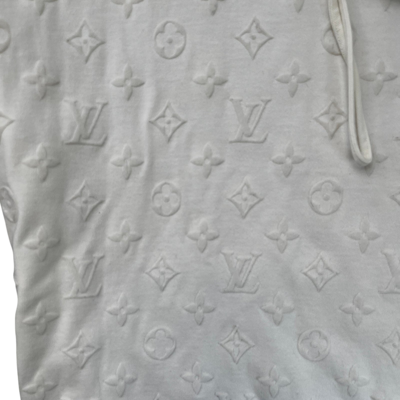 Men's Monogram Jacquard 3D Pocket T-Shirt Cream Size M - Photo 6