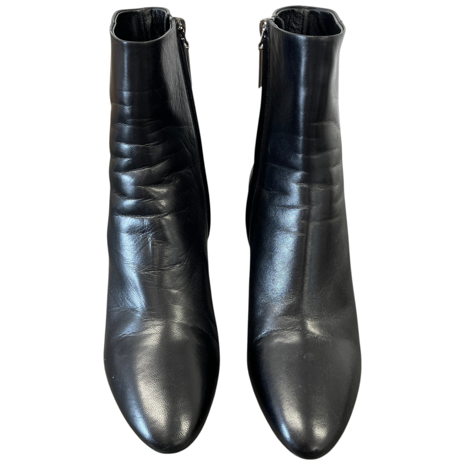 Women's Lou Heeled Ankle Boots Black Size EU 38 / UK 5 - Photo 6