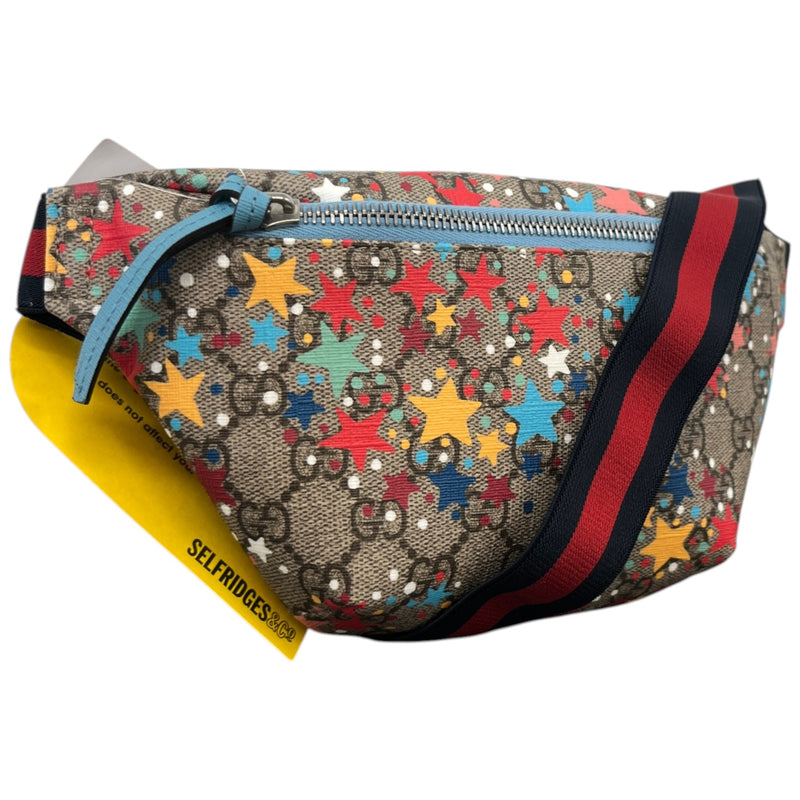 Men's GG Supreme Star Belt Bag Beige