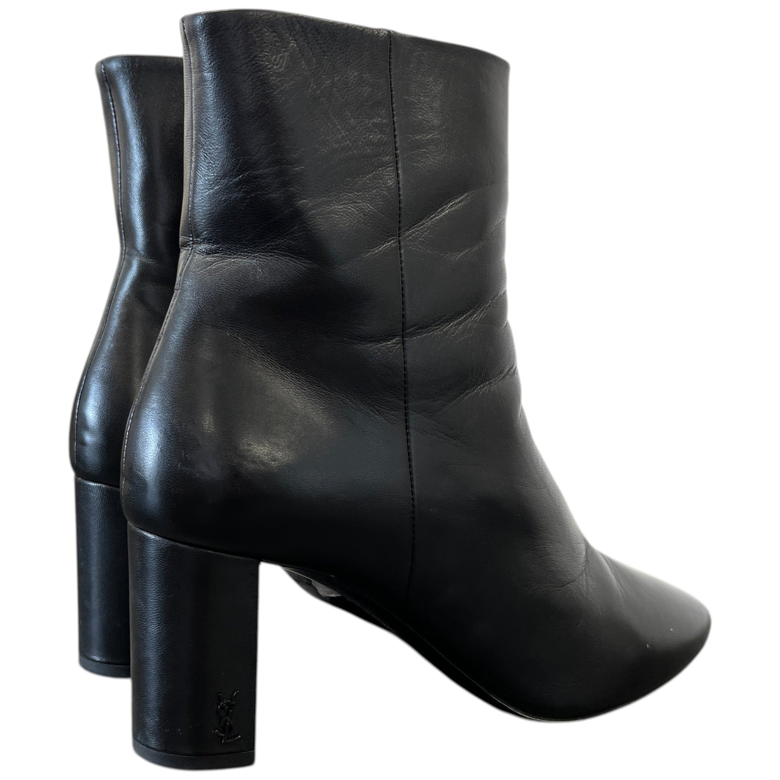 Women's Lou Heeled Ankle Boots Black Size EU 38 / UK 5 - Photo 9