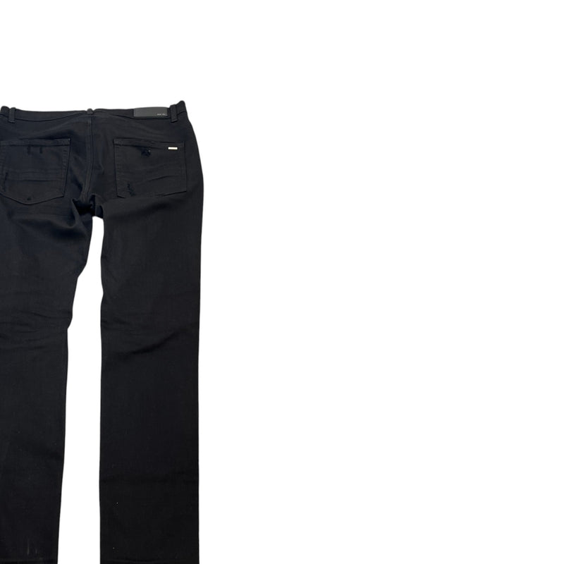 Men's Distressed Jeans Black Size Waist 32"