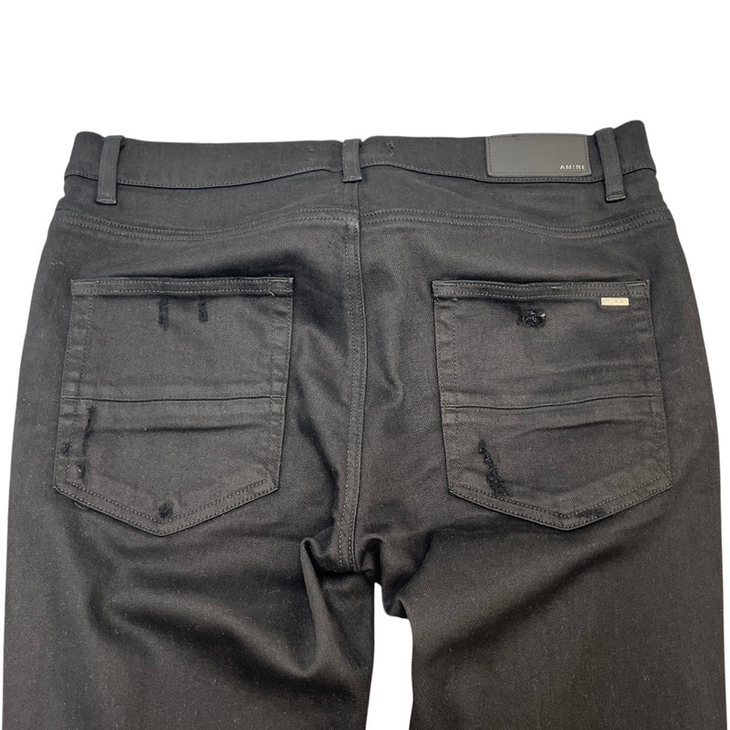 Men's Distressed Jeans Black Size Waist 32"