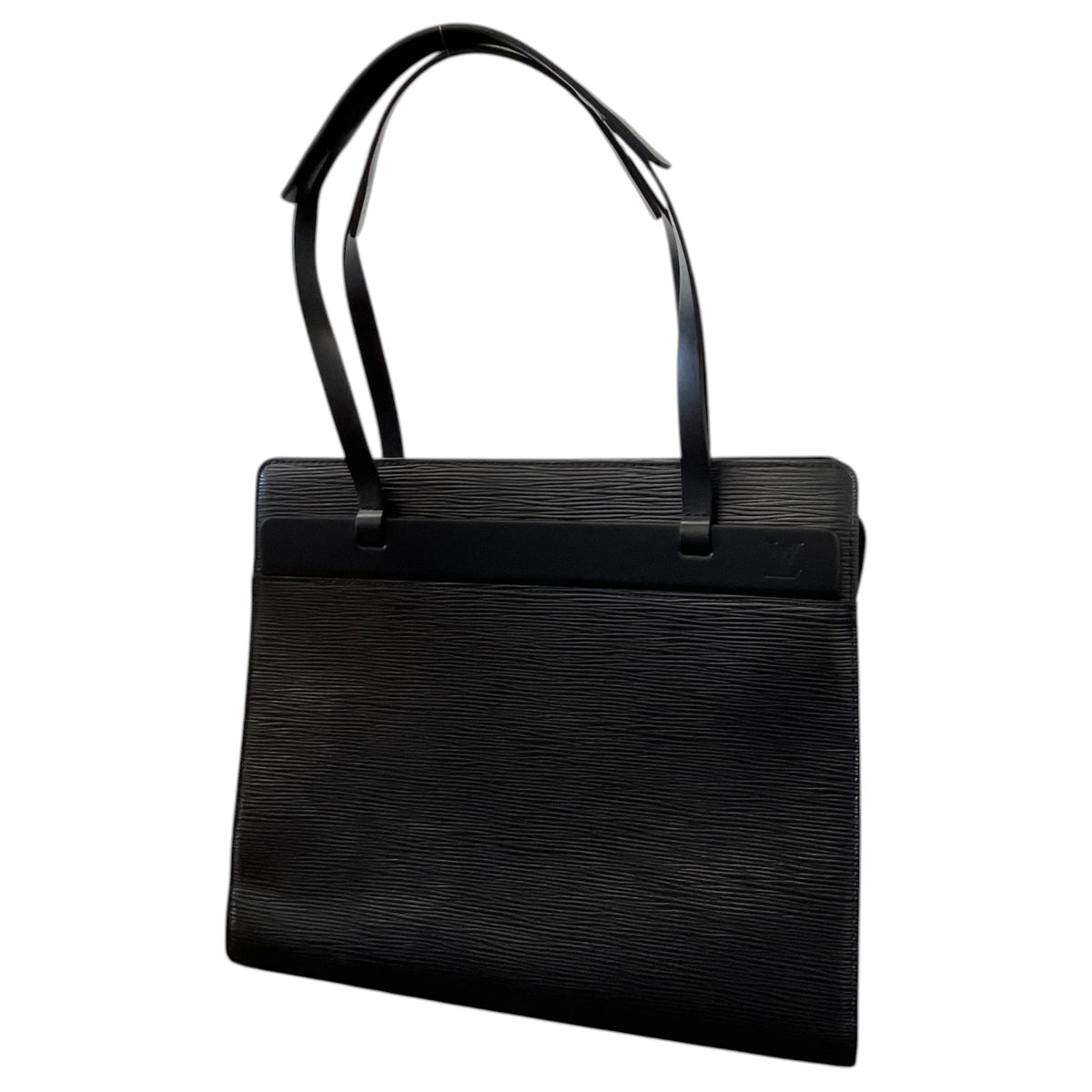 Women's Epi Leather Croisette Handbag Black - Photo 4