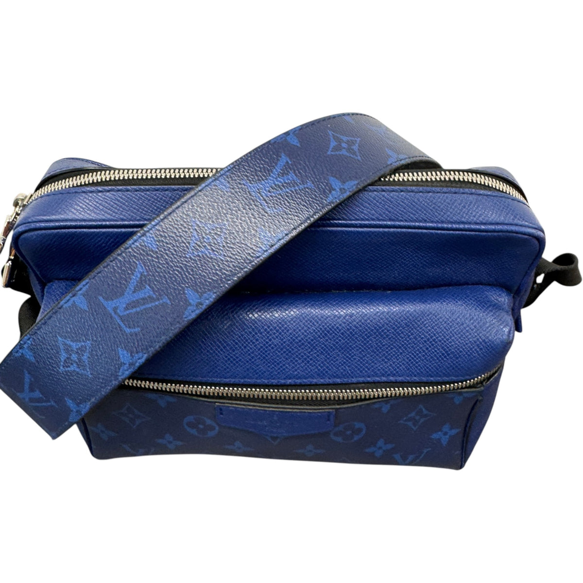 Men's Monogram Colbalt Outdoor Messenger Bag Blue - Photo 5