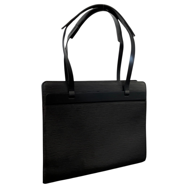 Women's Epi Leather Croisette Handbag Black