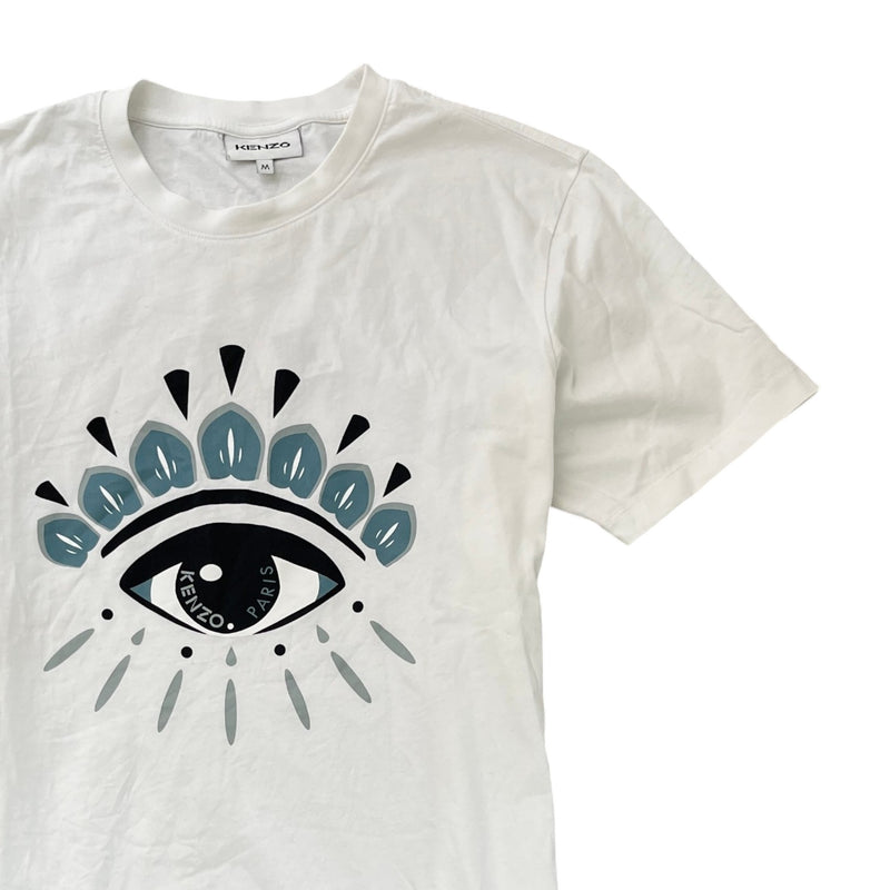 Men's Logo Print T-Shirt White Size M