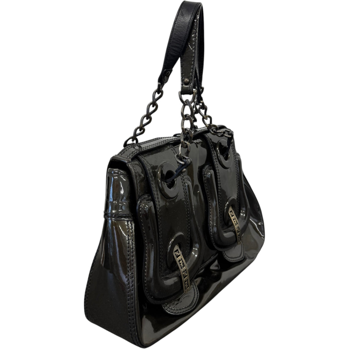 Women's B Bag Handbag Green - Photo 4