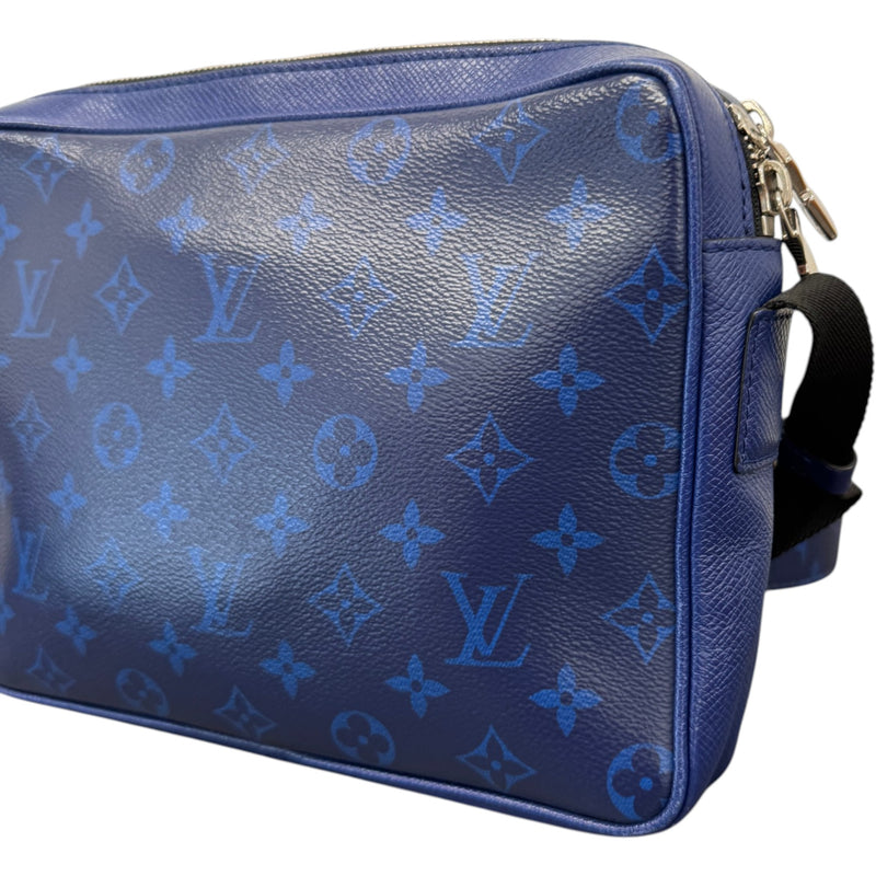 Men's Monogram Colbalt Outdoor Messenger Bag Blue