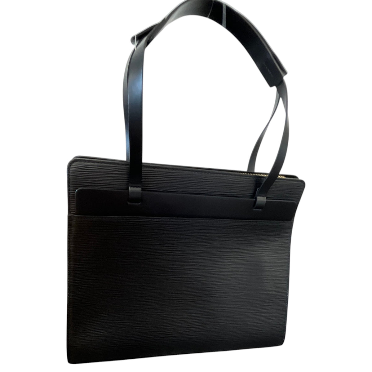 Women's Epi Leather Croisette Handbag Black - Photo 9