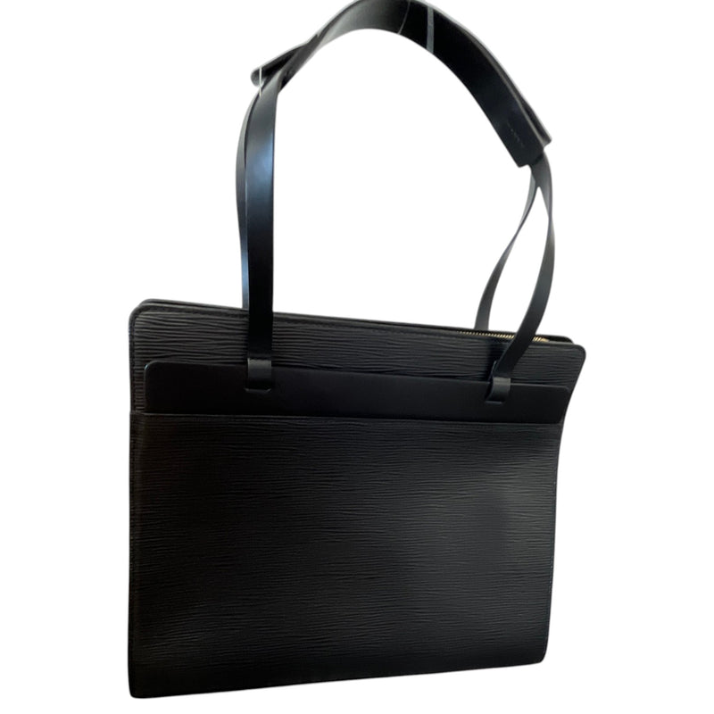 Women's Epi Leather Croisette Handbag Black