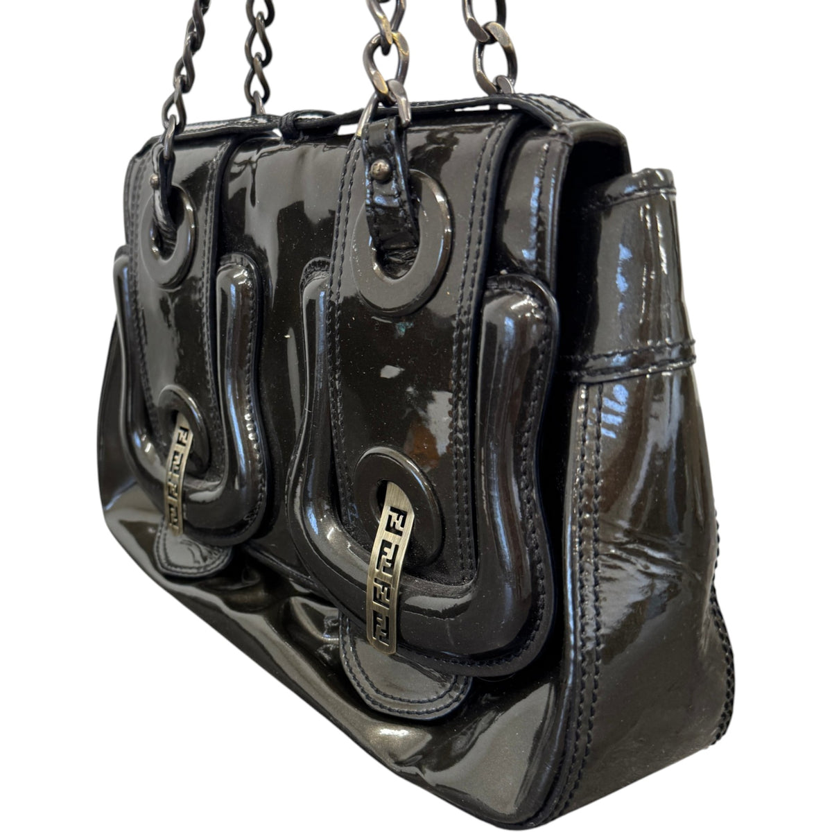 Women's B Bag Handbag Green - Photo 8