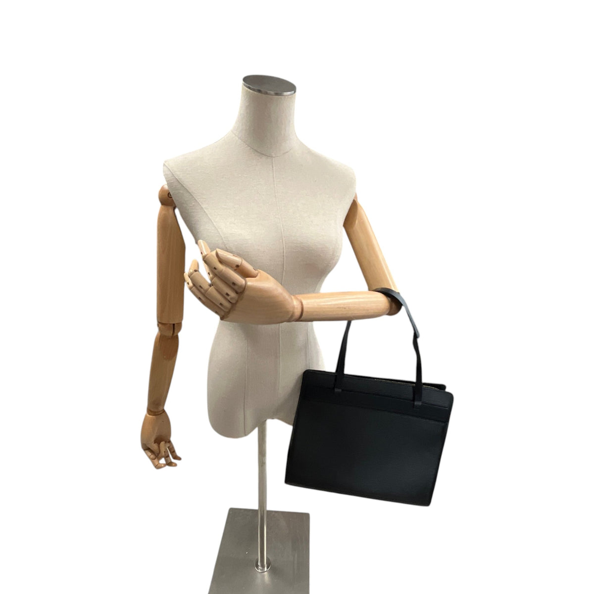 Women's Epi Leather Croisette Handbag Black - Photo 2