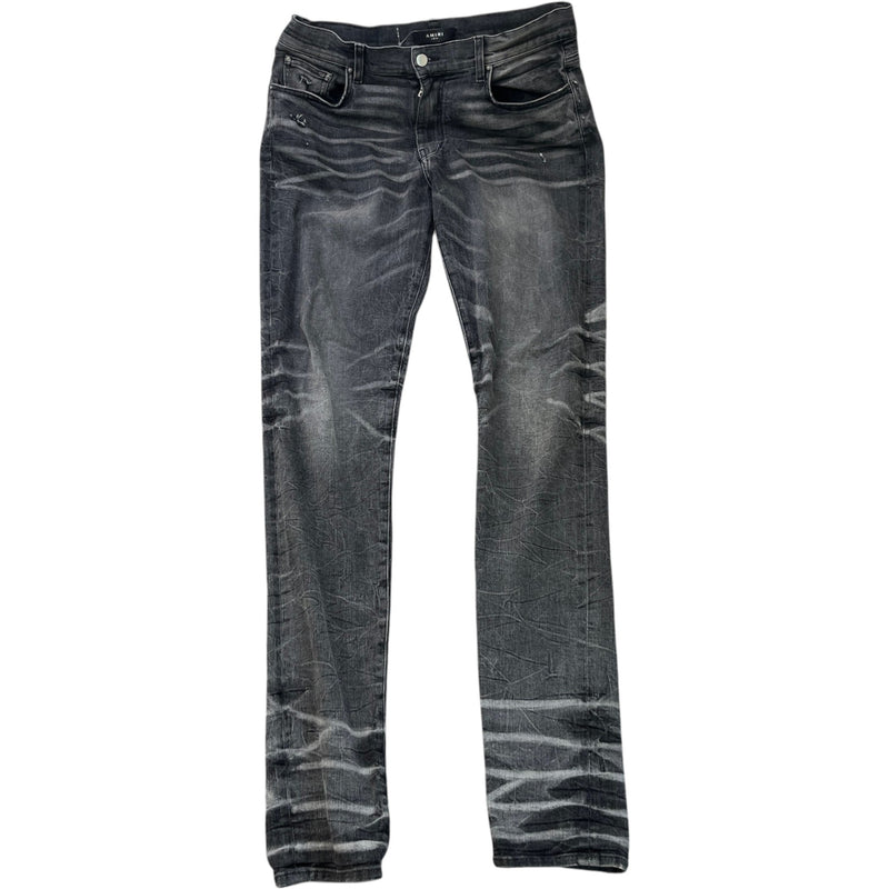 Men's Mx1 Distressed Jeans Grey Size Waist 32"