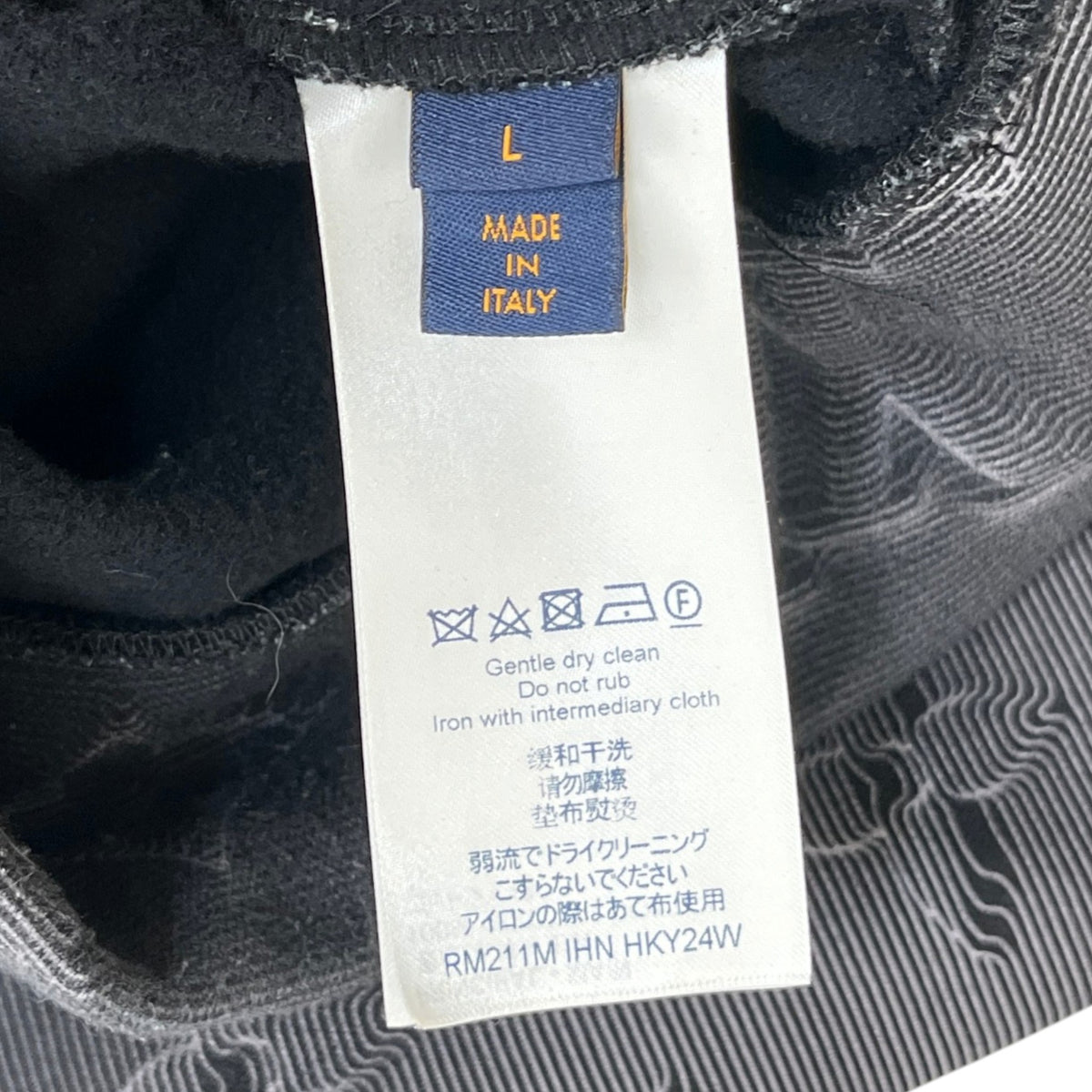 Men's 2054 3D Monogram Hoodie Charcoal Size L - Photo 5