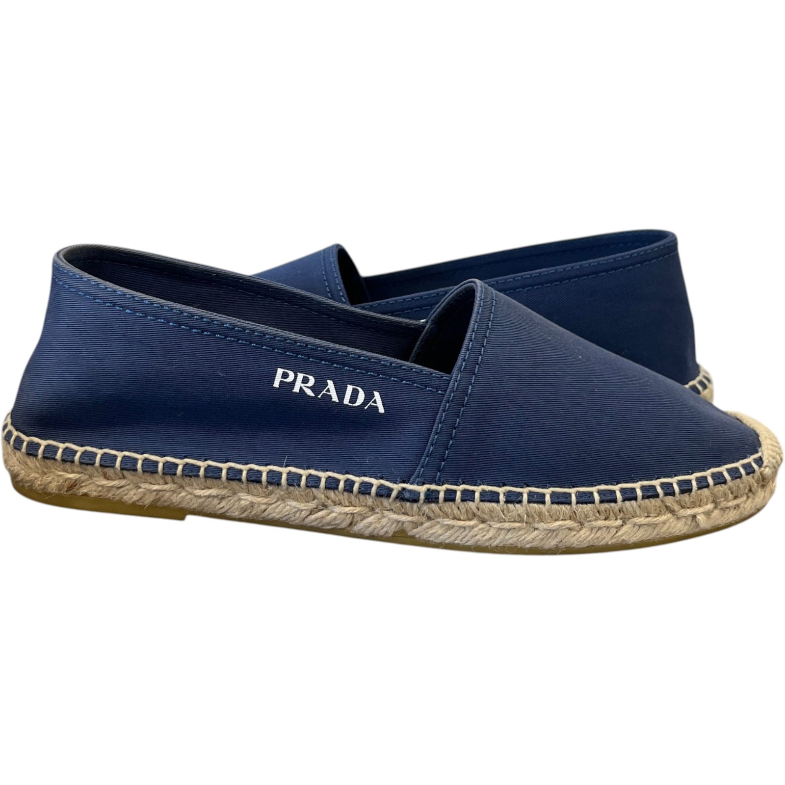 Men's Logo Print Espadrilles Navy Size EU 40 / UK 6 - Photo 3