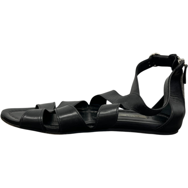 Women's Gladiator Sandals Black Size EU 40.5 / 7.5