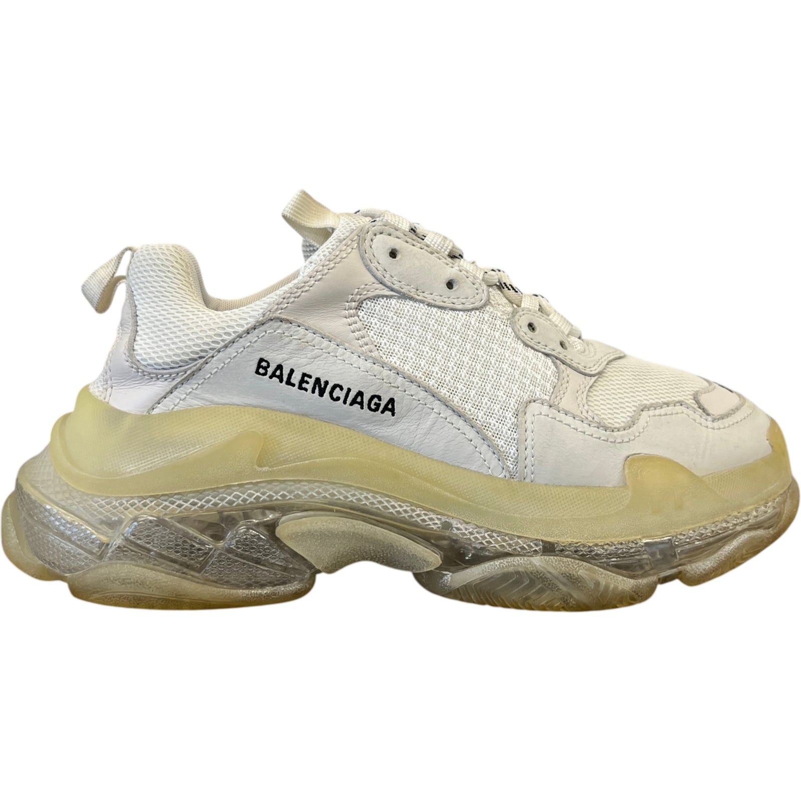 Men's Triple S Low Trainers Beige Size EU 41 / UK 7 - Photo 1