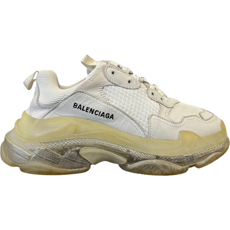 Men's Triple S Low Trainers Beige Size EU 41 / UK 7