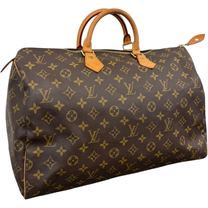 Women's Monogram Speedy 40 Handbag Brown