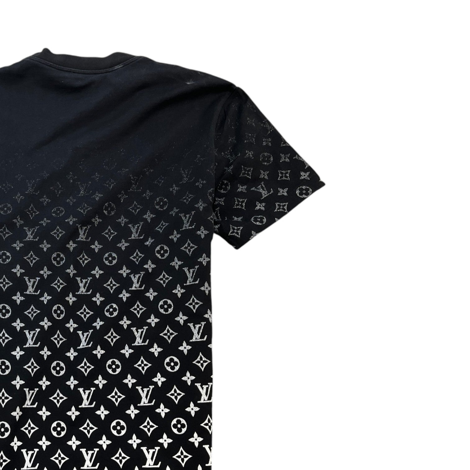 Men's Monogram Gradient T-Shirt Black Size XS - Photo 4