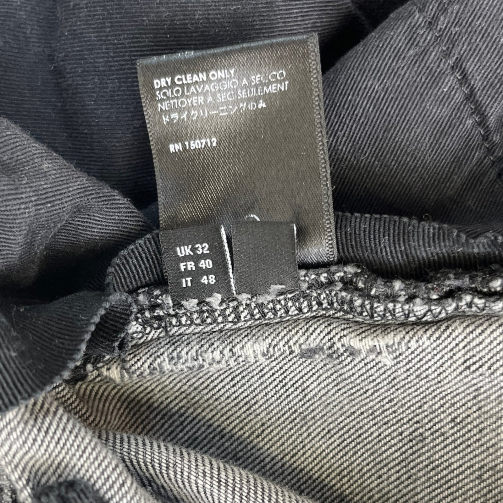 Men's Mx1 Distressed Jeans Grey Size Waist 32" - Photo 8