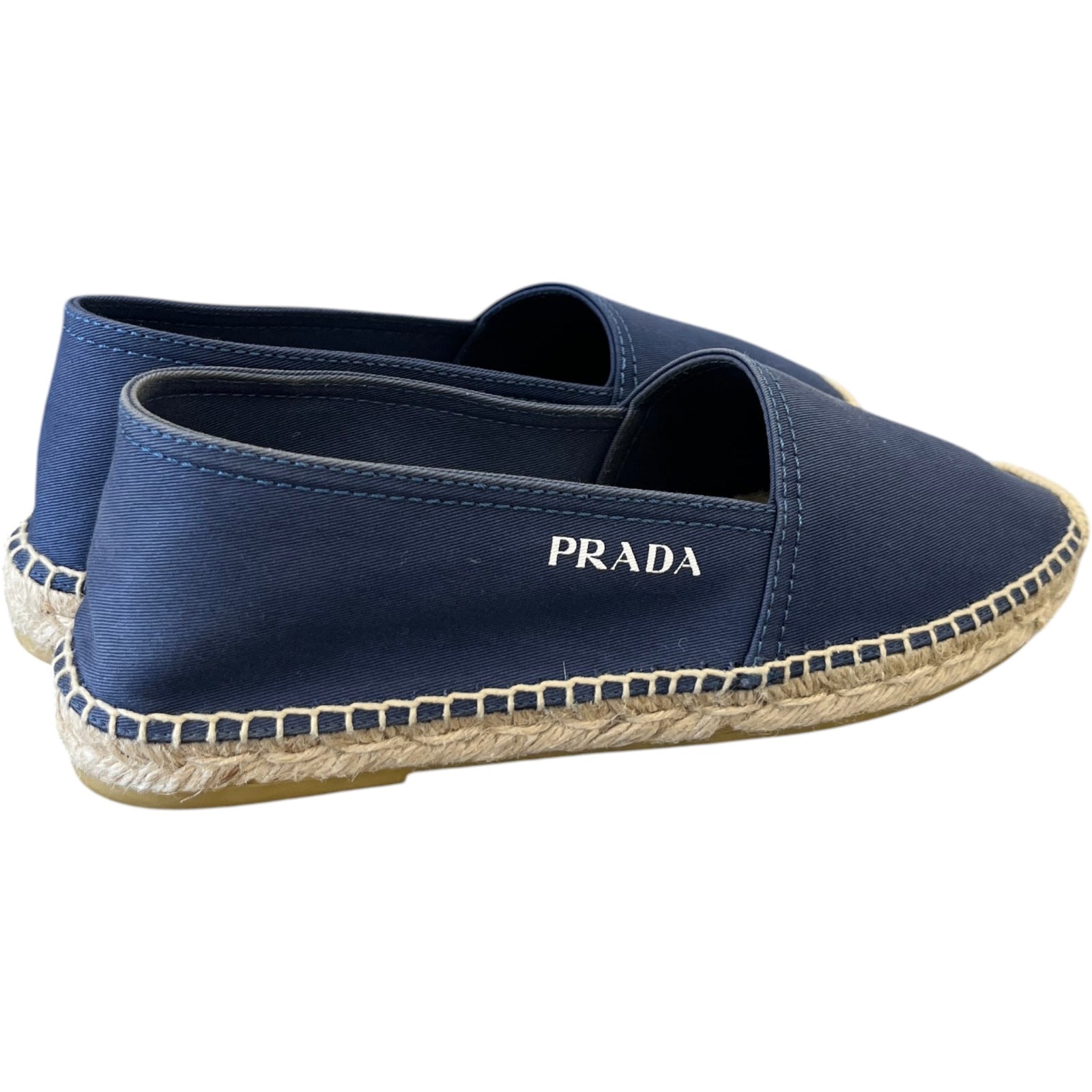 Men's Logo Print Espadrilles Navy Size EU 40 / UK 6 - Photo 8