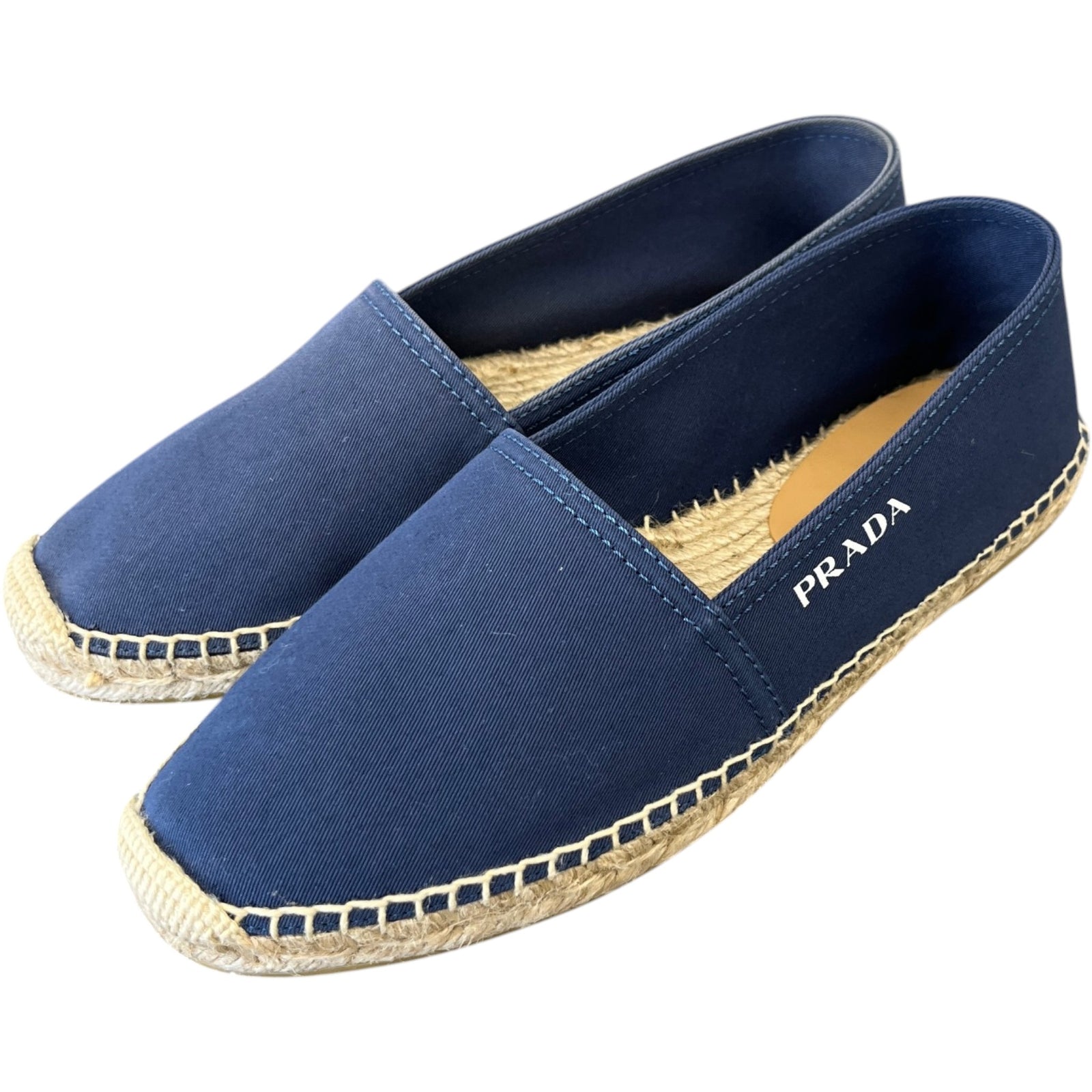 Men's Logo Print Espadrilles Navy Size EU 40 / UK 6 - Photo 9