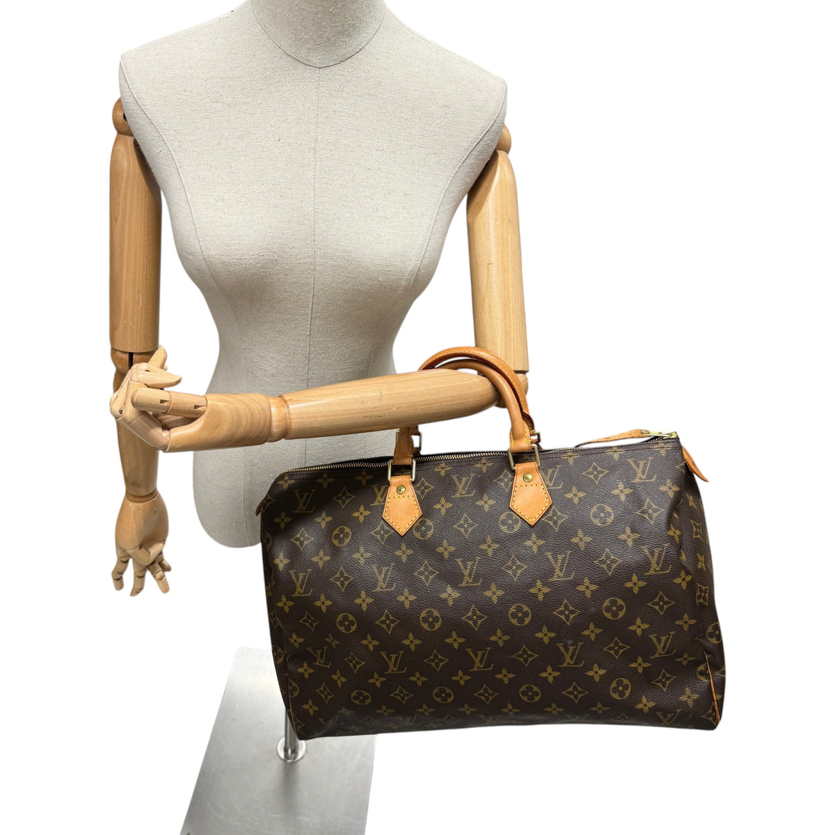 Women's Monogram Speedy 40 Handbag Brown - Photo 2