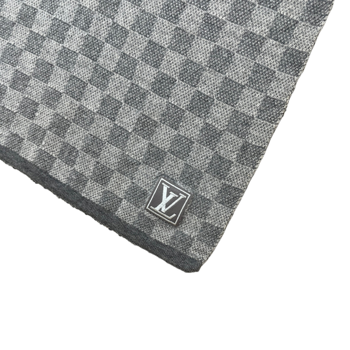 Men's Néo Petit Damier Scarf Grey - Photo 6