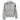 Men's Applique Logo Nylon Metal Bombe Jacket Grey Size M
