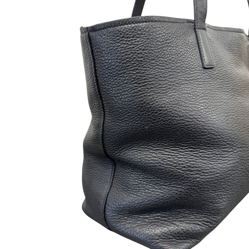 Women's Vitello Daino Tote Handbag Black