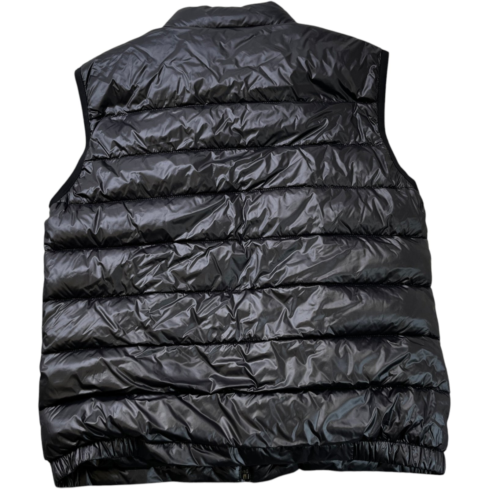 Men's Triangular Logo Plaque Gilet Black Size IT 50 / L - Photo 2