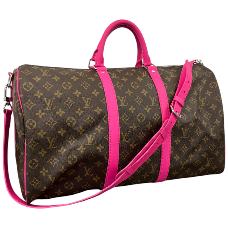 Women's Monogram Keepall 50 Travel Bag Brown
