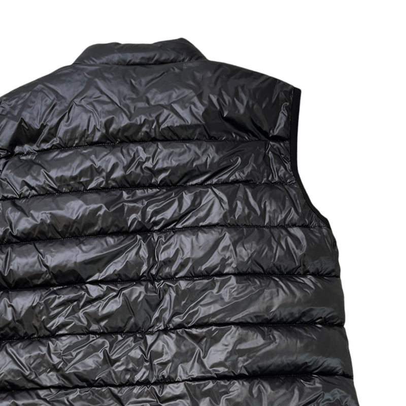 Men's Triangular Logo Plaque Gilet Black Size IT 50 / L